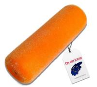 Quercos. Rouleau de peinture Midi de 16 cm - Grand rouleau en mousse floquée avec bord rond finition super fine - Rouleau pour peinture à l'eau ou solvants légers (Floqué, 16)
