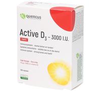 Quercus Active D3 - 3000 I.U. Capsule(S) 100 pc(s)