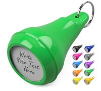 Quergo Lot de 10 grandes étiquettes robustes avec anneaux fendus pour clés et porte-clés - Étiquettes de couleurs assorties pour bureau