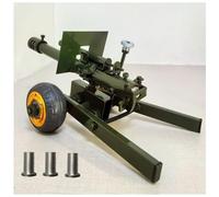 Quesardens Canon de pétard, canon d'artillerie en acier inoxydable, modèle de lanceur de pétard, ornements de collection de modèles militaires (couleur : C)