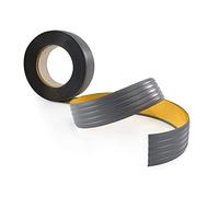 Quest Bande antidérapante autocollante en PVC - 5 m x 35 mm - Protection antidérapante pour escaliers, échelles, salles de bain et surfaces lisses - Gris foncé