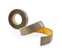 Quest Bande antidérapante autocollante en PVC - 5 m x 35 mm - Protection antidérapante pour escaliers, échelles, salles de bain et surfaces lisses - Laiton