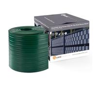 Quest Bande Brise-Vue 19 cm en PVC Imperméable - Vert, 2,52 m