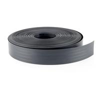 Quest Bande Brise-Vue de 4,75 cm en PVC Rigide - Graphite, 50 m | Occultation opaque pour clôture et balcon, 1200 g/m², indéformable, à tresser sans clips, résistante aux UV