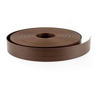 Quest Bande Brise-Vue Double Fil 4,75 cm Rigide - Marron, 50 m