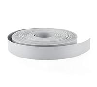 Quest Bande brise-vue en PVC rigide - Rouleau de clôture double fil - Hauteur : 4,75 cm - Rouleau de 50 m - Gris RAL7040