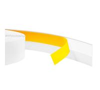 Quest Bande plate PVC 50 mm Autoadhésif - Blanc, 5 m