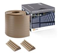 Quest Bandes brise-vue pour clôtures à double tige - Protection visuelle PVC 26m x 19cm - 900g/m² - (Beige RAL 1019 + 20 clips) pour jardin, balcon, terrasse