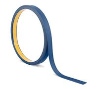 Quest Barre plate en PVC auto-adhésive - Longueur : 10 m - Corniches décoratives, profil PVC pour construction et décoration (Bleu, 10 m x 20 mm)