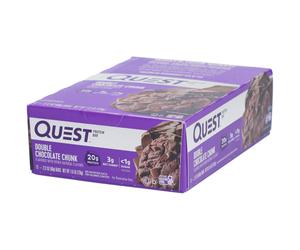 Quest™ Barre protéinée Double Chocolat 12x60 g