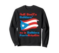 Qu'est-ce Que Bonita Bandera Porto Rico Pride Design Sweatshirt