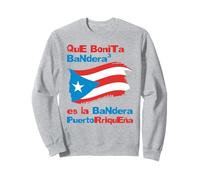 Qu'est-ce Que Bonita Bandera Porto Rico Pride Design Sweatshirt