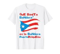 Qu'est-ce Que Bonita Bandera Porto Rico Pride Design T-Shirt