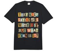 Qu'est-ce Que C'est même Une Demande de rançon ? Texte de Collage Comfort Colors Adult Heavyweight T-Shirt