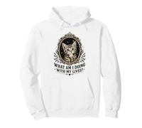 Qu'est-ce Que Je Fais avec My Lives Funny Cat Sweat à Capuche