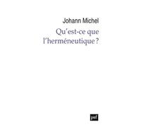 Qu'est-ce que l’herméneutique ?