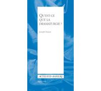 Qu'est-ce que la dramaturgie ? - fermeture et bascule vers 9782330080358: Apprendre 28