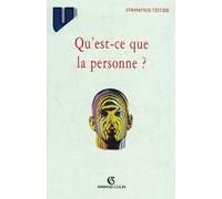 Qu'est-ce que la personne ?