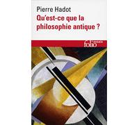 Pierre Hadot – Qu'est-ce que la philosophie antique ? – Poche – Gallimard