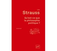 Qu'est-Ce Que La Philosophie Politique ?
