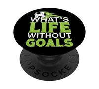 Qu'est-ce Que la Vie sans buts ? Football PopSockets PopGrip Adhésif