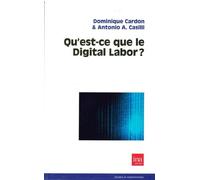 Qu'est-ce que le digital labor ? - Cardon d casili a - I.n.a. - broché - Essai