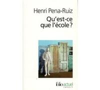 Qu'est-ce que l'école ?