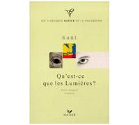 Qu'est-Ce Que Les Lumières ?", Emmanuel Kant