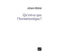 Qu'est-ce que l'herméneutique ?