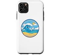 Qu'est-ce Que l'océan a Dit à Beach It Waves Funny Dad Joke Pun Coque pour iPhone 11 Pro Max