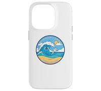 Qu'est-ce Que l'océan a Dit à Beach It Waves Funny Dad Joke Pun Coque pour iPhone 14 Pro