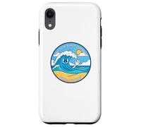 Qu'est-ce Que l'océan a Dit à Beach It Waves Funny Dad Joke Pun Coque pour iPhone XR