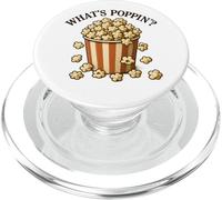 Qu'est-ce Que Poppin' Popcorn Movie Theater Love Popcorn PopSockets PopGrip pour MagSafe