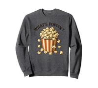 Qu'est-ce Que Poppin' Popcorn Movie Theater Love Popcorn Sweatshirt