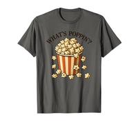 Qu'est-ce Que Poppin' Popcorn Movie Theater Love Popcorn T-Shirt