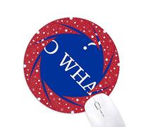 qu'est - ce que tapis de souris rouges rondes roues en caoutchouc