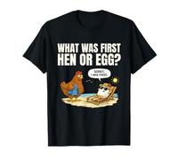 Qu'est-ce Qui est arrivé en Premier, la Poule ou l'œuf ? T-Shirt