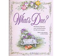 Qu'est-ce qui est dû ? Édition victorienne - Gardez une trace des factures mensuelles - avec poches pour reçus, factures et factures. Reliure à spirale 25,4 x 20,3 cm