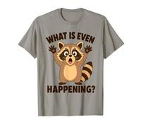 Qu'est-ce Qui se Passe Encore Funny Raccoon Meme T-Shirt