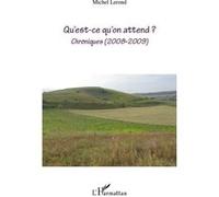 Michel Lerond – Qu'est-ce qu'on attend ? Chroniques (2008-2009) – Essai – Broché