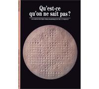 Qu'est-ce qu'on ne sait pas ? Les rencontres philosophiques de l'Unesco
