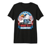 Qu'est-ce qu'un Chauffeur de Semi-Camion américain Kilometer Eagle T-Shirt Haut de Gamme