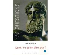 Qu'est-ce qu'un dieu grec ?