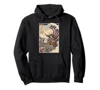 Qu'est-ce qu'un kilomètre d'aigle Japonais Ukiyo-e Sweat à Capuche