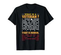 Qu'est-ce qu'un vétéran Qui est Honneur T-Shirt