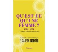 Qu'est-ce qu'une femme ?: 1772-1774
