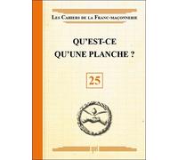 Qu'est-ce qu'une planche ? Livret 25 - Collectif - Oxus Eds - broché - Essai