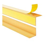 Quest Cornière de Protection pour Angle Intérieur - PVC Autocollante - 30x30mm, 200cm, Or