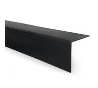 Quest Cornière PVC 15 x 15 mm Rigide - Noir, 200 cm
