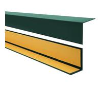 Quest Cornière PVC 15 x 15 mm Rigide - Vert, 200 cm